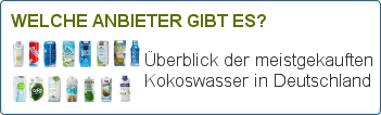 Übersicht Kokosnusswasser Anbieter